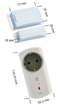 Funkmagnetschalter ITM 100 und Funkzwischenstecker ITR 3500 intertechno&reg; Technische Daten