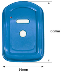 Abemssungen Funk-Handsender RP-S1-HS-RF11