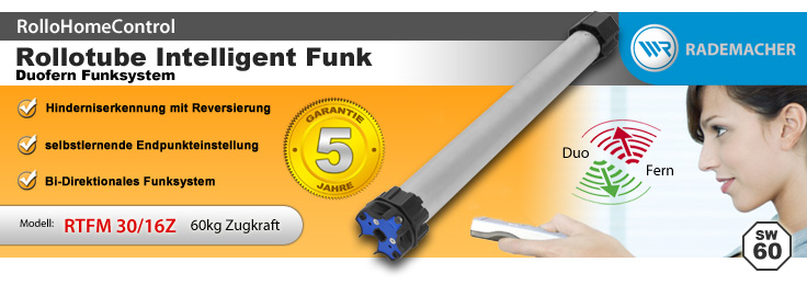 RADEMACHER Rollotube Intelligent Duofern Funk 30/16 RADEMACHER Rollotube Intelligent Duofern Funk 30/16