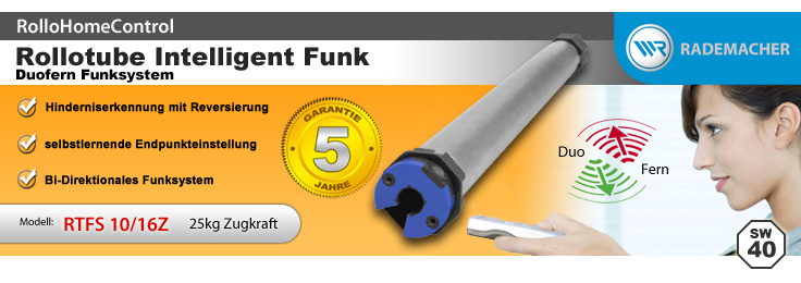RADEMACHER Rollotube Intelligent Duofern Funk 10/16 RADEMACHER Rollotube Intelligent Duofern Funk 10/16