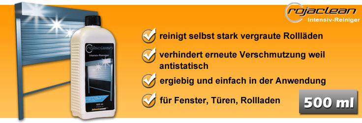 rojaclean spezial reiniger rollladen pvc aluminium