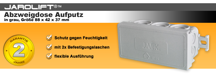 JAROLIFT&reg;&trade; Abzweigdose Aufputz