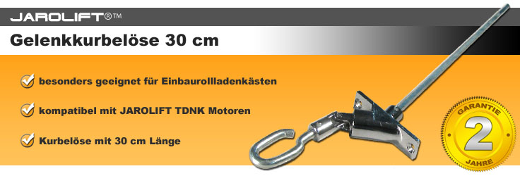 JAROLIFT Gelenkkurbelöse 30 cm Kurbelöse