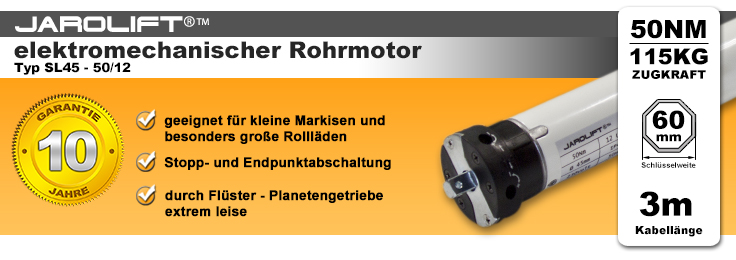 JAROLIFT®™ elektromechanischer Rohrmotor