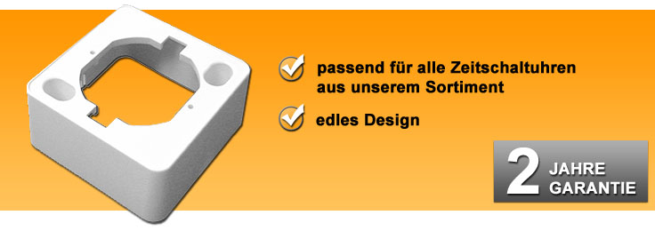 Vestermatic Aufputzrahmen Farbe Wei&szlig;