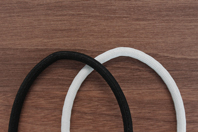 JAROLIFT®™ Expanderschlinge mit Spiralhaken weiß & schwarz 25 cm Auswahl-Set Detailansicht des Gummiseils