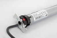 JAROLIFT Elektronischer Funk-Rollladenmotor Typ TDEF - Ansicht des Motorkopfs