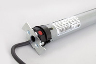 JAROLIFT Elektronischer Funk-Rollladenmotor Typ TDEP - Ansicht des Motorkopfs