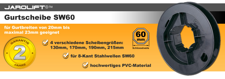 Jarolift Gurtscheibe SW60 Jarolift Gurtscheibe SW60