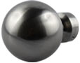 Gardinenstange - Endknopf Kugel silber