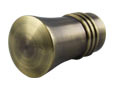 Gardinenstange - Endknopf Konisch messing