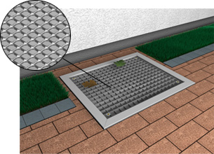 Illustration des Aluminium-Streckmetalls Illustration des Aluminium-Streckmetalls