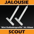 Jarolift Mini Stahlbandaufhänger für Mini Rollladenbehang